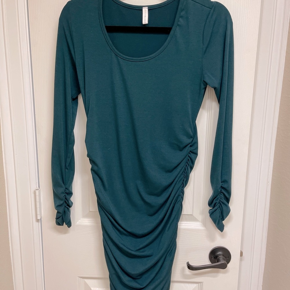 PinkBlush Maternity Green Dress brand new